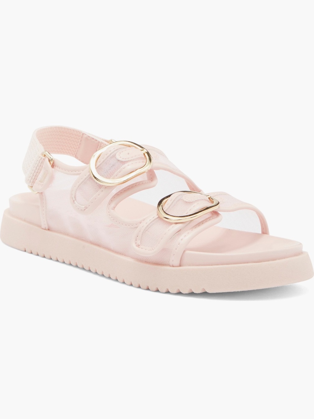 Steven madden Kids Pink Adjustable Buckle Sandals. Worn 4X